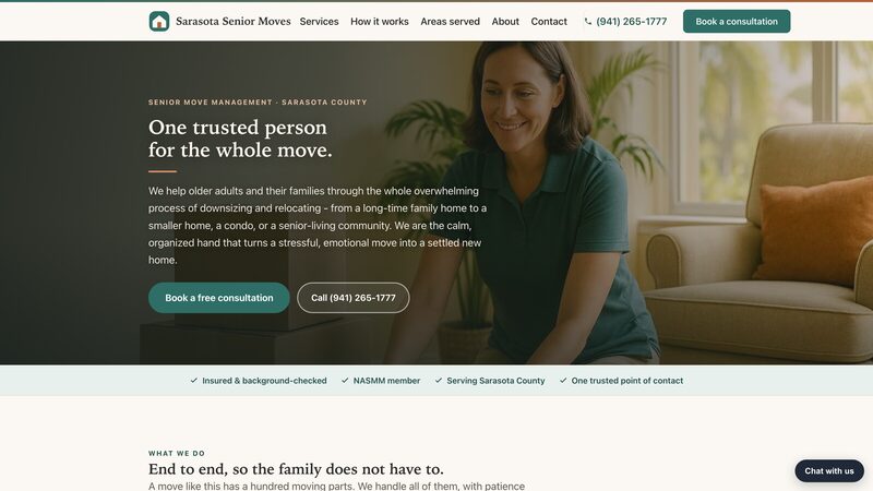 Sarasota Senior Moves homepage