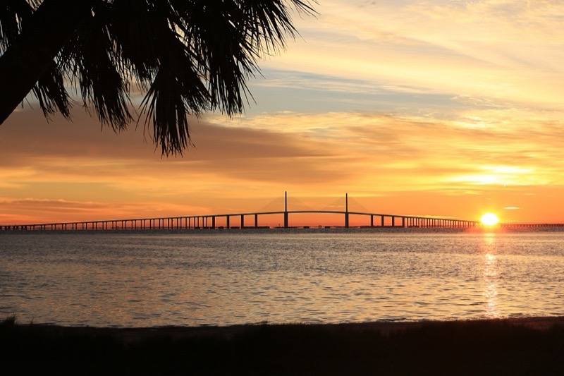 The Sunshine Skyway Bridge - geographic center of the Suncoast region - Suncoast Local