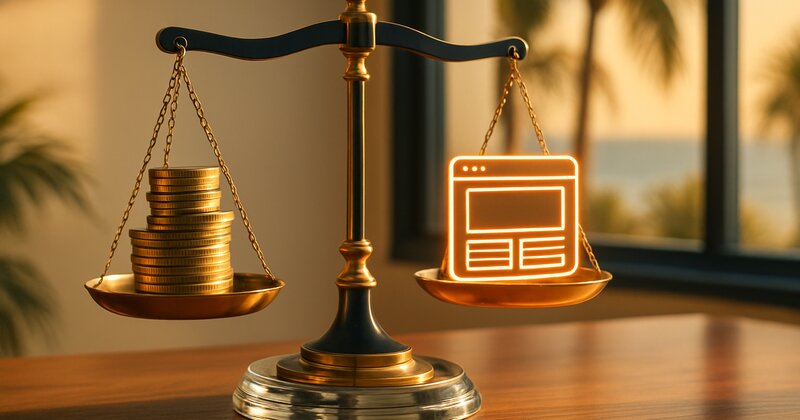 How much does a website cost in Sarasota, Florida? (2026 honest breakdown)