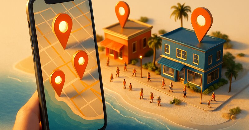 Siesta Key businesses: how to show up when 350,000 monthly visitors search 'near me'
